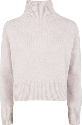 Kujten Maglione a collo alto in cashmere - Toni neutri