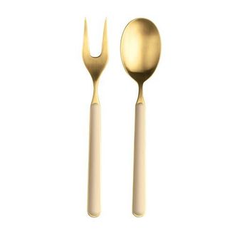 Mepra Fantasia Serving Set - 2 Pieces in Sesame at Nordstrom