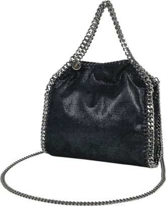 Stella McCartney Stella Mccartney Black Polyester Tote Bag (Pre-Owned)