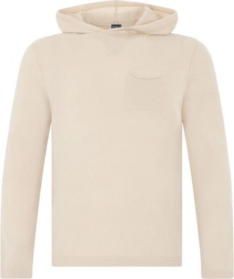 Fedeli Hooded Sweater - Heren - Hoodies - Beige - M - Hoodies & sweatvesten