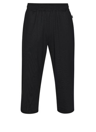 Trigema Jerseyhose TRIGEMA TRIGEMA 3/4 Freizeithose, Herren, Gr. 4XL, US-Gr&ouml;ssen, schwarz, 100% Baumwolle, Basic, Hosen Jerseyhose