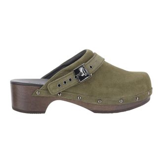 Scholl Clogs - Dames - Klompen - Groen - 37 EU - Schoenen