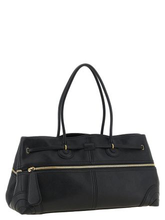 Chlo&eacute; Paddington Sling Lambskin Leather Shoulder Bag - Black