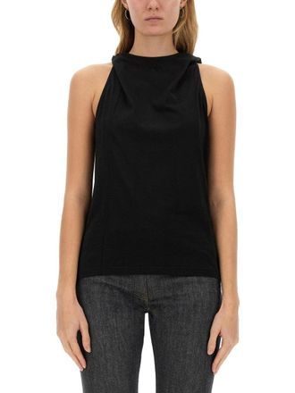 Courr&egrave;ges Hooded Sleeveless Top