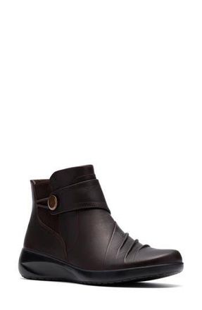 Clarks Katelyn Sara Ankle Boot in Chocolate Leather at Nordstrom Rack, Size 8.5