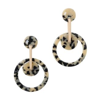 Emporio Armani Accessoires, Dames, Veelkleurig, ONE Size, Stijlvolle Cirkelvormige Oorhangers voor elke gelegenheid