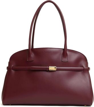 Orciani Aura Grote Handtas - Dames - Handtassen - Rood - ONE Size - Leer - Tassen