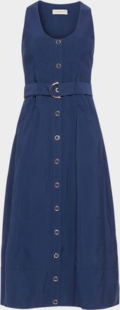 Ramy Brook Nomi Belted Midi Dress
