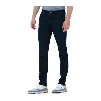HUGO BOSS Jeans, Heren, Blauw, W36 L32, Katoen, Delaware Slim Fit Jeans