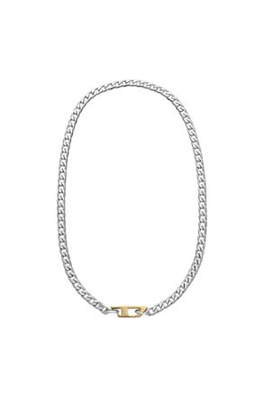 Diesel Stainless steel chain necklace - Necklaces - Unisex - Silver