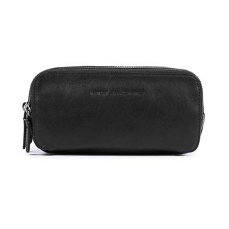 Piquadro Bags, male, Black, Size: ONE SIZE Mens clutch with three dividers