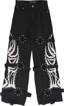 Who Decides War by Ev Bravado Jeans Winged - Nero