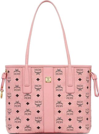 MCM Small Liz Shopper in Visetos in Pink at Nordstrom