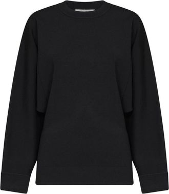 Co 7147Lvm-001 Sweatshirt - Dames - Sweatshirts - Zwart - M - Leer - Hoodies & sweatvesten