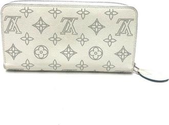Louis Vuitton Pre-owned Mahina Long Wallet - Dames - Vintage Accessoires - Wit - ONE Size - Leer - Vintage