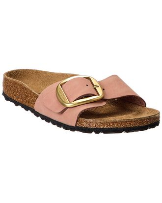 Birkenstock Madrid Narrow Big Buckle Nubuck Leather Sandal