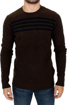 Costume National striped crewneck Mens sweater