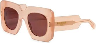 Balmain Bps 180 C Zonnebrillen - Dames - Zonnebrillen - Roze - 51 MM - Accessoires