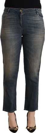 Twin-Set Twinset Washed Cotton Cropped Capri Women Womens Jeans
