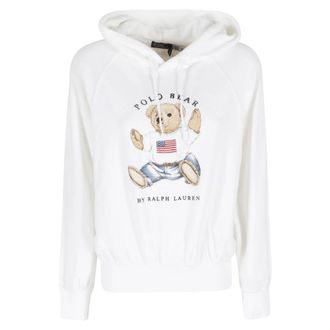 Polo Ralph Lauren Bear Hoodie - female - Polo Ralph Lauren - Hoodies - White - L - Sweatshirts & Hoodies