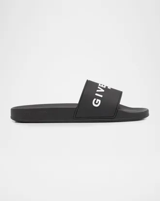 Givenchy Men & apos;s Logo Slide Sandals