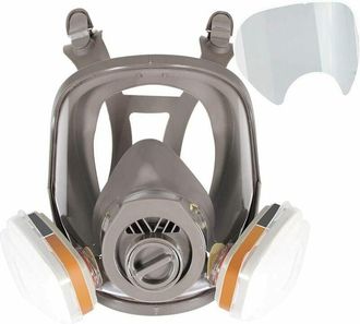 OEM Respirador Facial Completo 6800, M&aacute;scara Para Pintura, Vapores Y Polvos Org&aacute;nicos, Dos Tipos De Conectores
