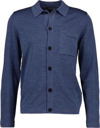 Maerz Cardigan in Maglia - - Knitwear - Uomo - Blu - 4XL