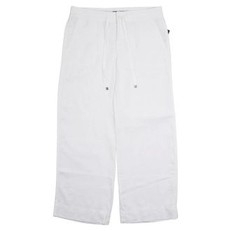 Polo Ralph Lauren Wide Trousers, female, White, Size: L Wide Trousers