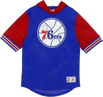 Mitchell & Ness NBA Buzzer Beater Mesh Hoody - Heren - Fitness - Blauw - M - Polyester - Fitness