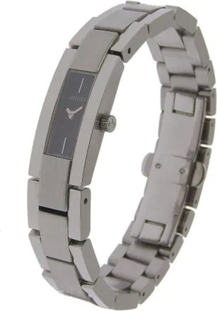 Gucci Pre-owned Watches, female, Gray, Size: ONE SIZE Pre-owned Stainless Steel watches