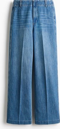 H&M Straight High Jeans - Blue