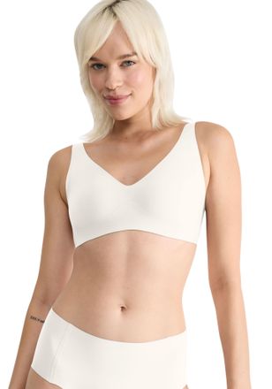 sloggi B&uuml;gelloser BH SLOGGI ZERO Feel 2.0 Soft bra, Damen, Gr. S, N-Gr, weiss (silk wei&szlig;), Single Jersey, Obermaterial: 76% Polyamid, 24% Elasthan, matt, uni