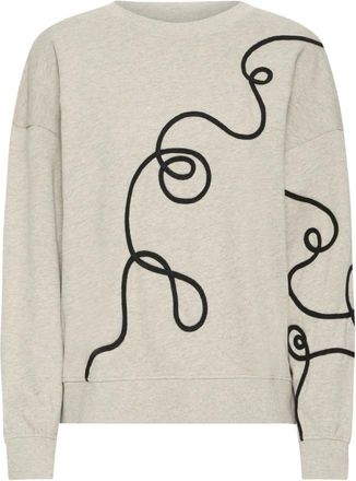 Ichi Ihkasura SW2 Sweatshirt - Dames - Sweatshirts - Beige - XL - Hoodies & sweatvesten