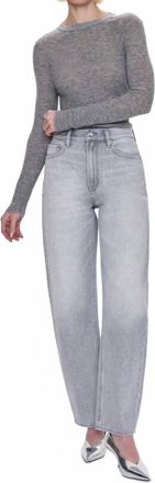 Pistola Denim Wes High Rise Barrel Jeans In Engima
