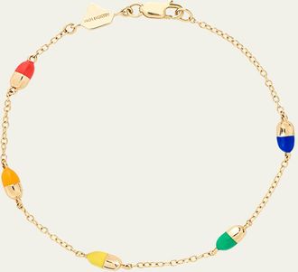 Alison Lou 14K Yellow Gold Pill By-The-Yard Bracelet