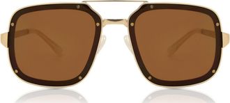 Privé Revaux JET LIFE/S Polarized AOZ/70 Mens Sunglasses Gold Size 58