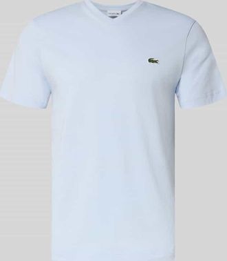 Lacoste Regular Fit T-Shirt aus reiner Baumwolle in Hellblau, Gr&ouml;&szlig;e XXXL