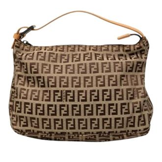 Fendi Borsa a spalla Pre-owned in tela - - Pre-owned - Donna - Beige - ONE SIZE