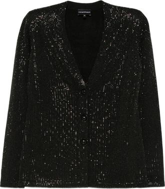 Emporio Armani Wool Blend Single-Breasted Jacket