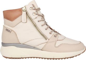 Pikolinos Off White Dames Enkellaars - Dames - Veterlaarzen - Wit - 40 EU - Schoenen