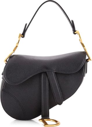 Dior Borsa a spalla Saddle mini in pelle - Blu