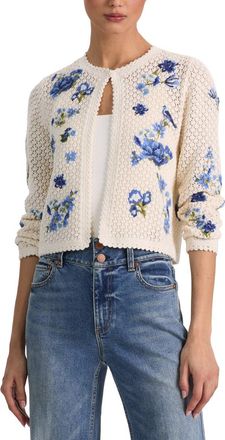 Alice & Olivia Alice + Olivia Anderson Wool-Blend Cardigan