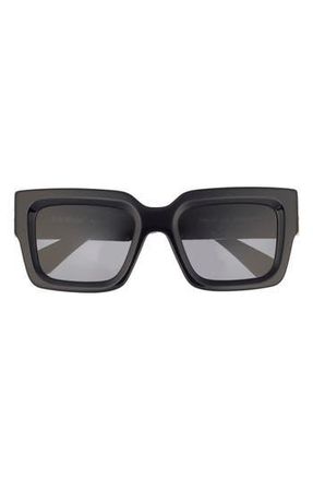 Off-white Mystic 52mm Square Sunglasses in Black Dark Grey at Nordstrom Rack