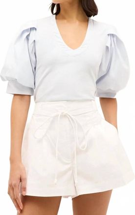 Marie Oliver Viva Popover Top In Arctic