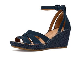 Gentle Souls Coolie Womens Wedge Shoes Navy Nubuck : 6.5 M