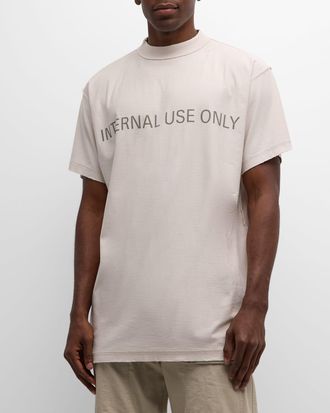 Balenciaga Mens Internal Use Only Oversized T-Shirt