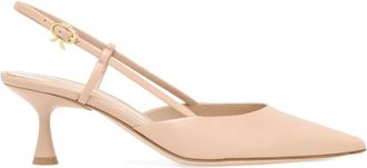 Gianvito Rossi Elegante Slingback Pumps in Beige - Dames - Pumps - Oranje - 41 EU - Schoenen