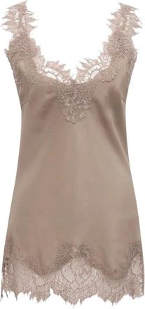 Gold Hawk Megan Cami - Dames - Tops - Beige - Maat: S Zijde