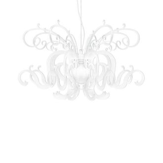 Iplex Gorgon white chandelier