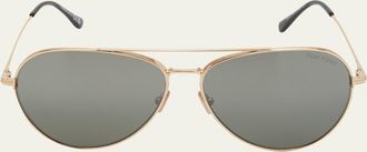 Tom Ford Dashel Metal Aviator Sunglasses